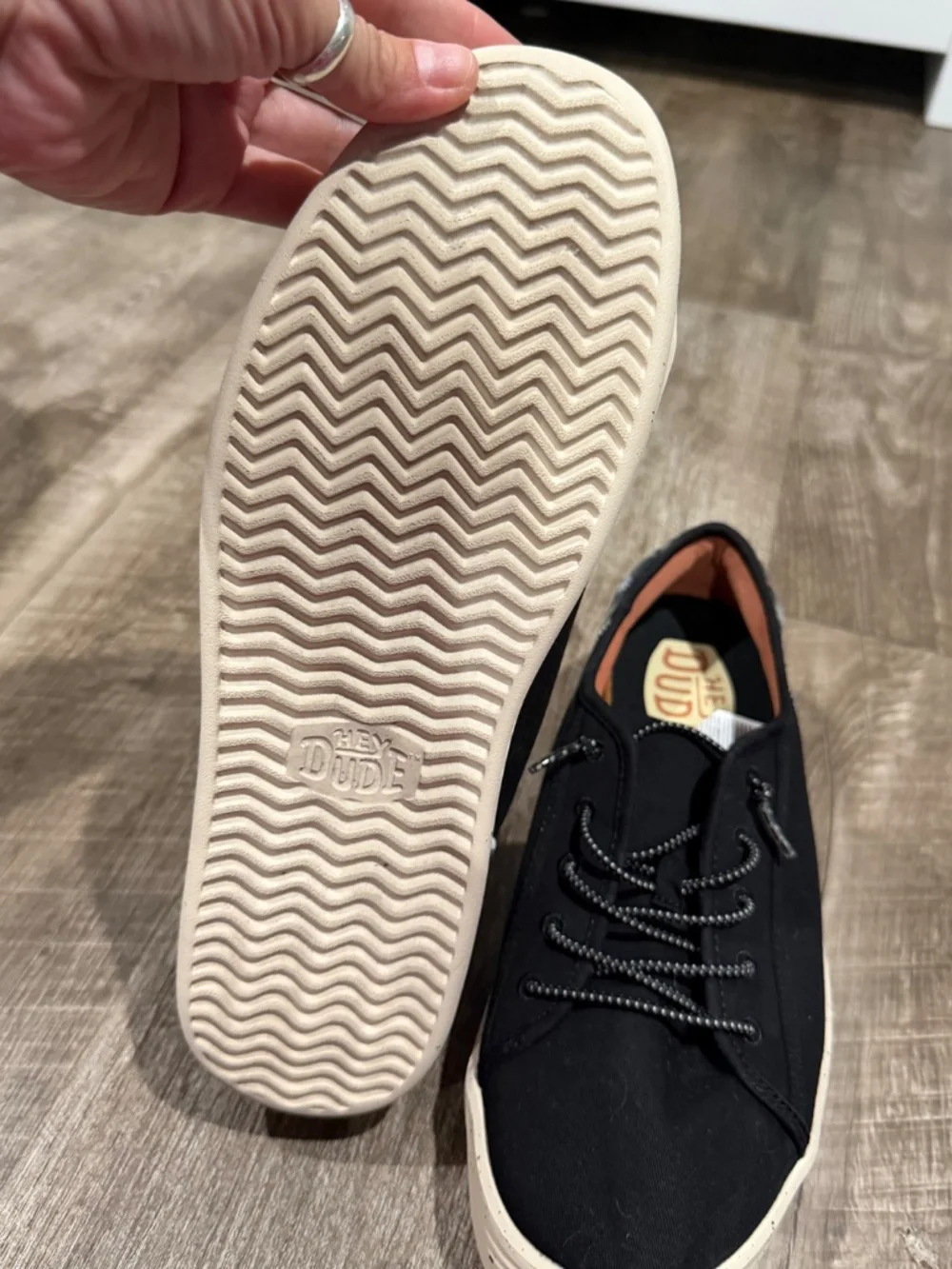 Hey Dude Cody M Desert Men's Black Slip-On Shoes Sneakers Size 10 M